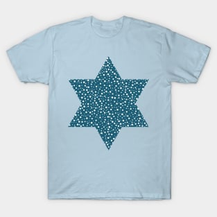 Israel Independence Day holiday flat design icon star of david shape T-Shirt